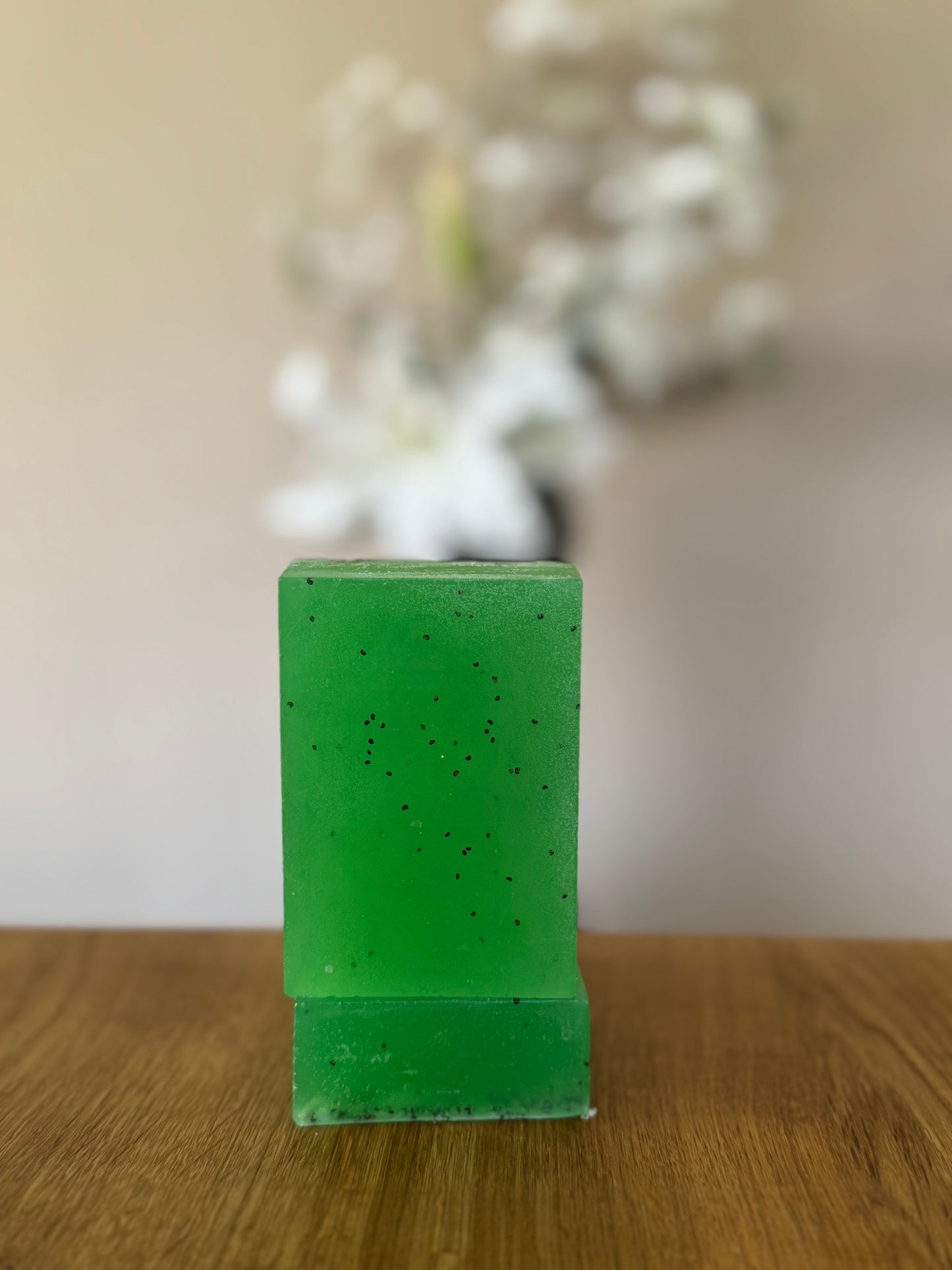 Kiwi-Peeling-Seife – Handgemachte vegane Glycerinseife