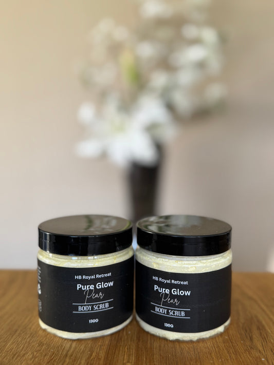 Pear Sugar Scrub | Handmade Bath Scrub & Moisturizing Body Polish for Dry Skin