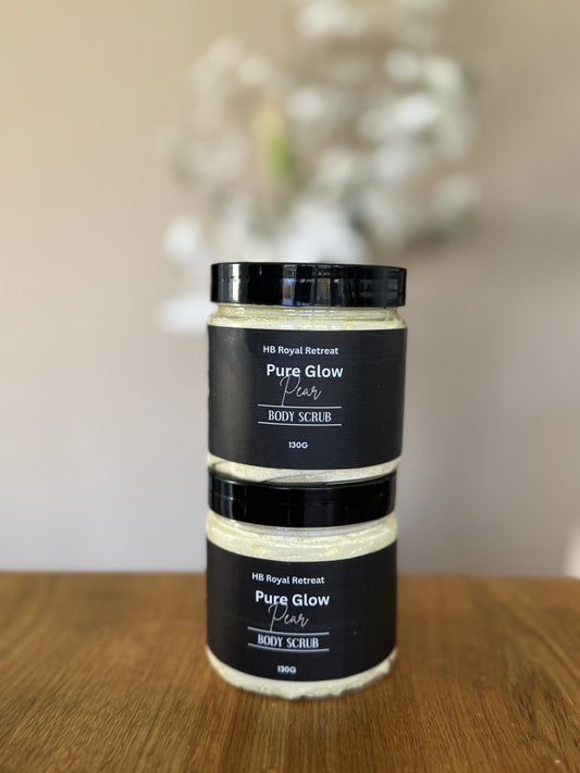 Pear Sugar Scrub | Handmade Bath Scrub & Moisturizing Body Polish for Dry Skin