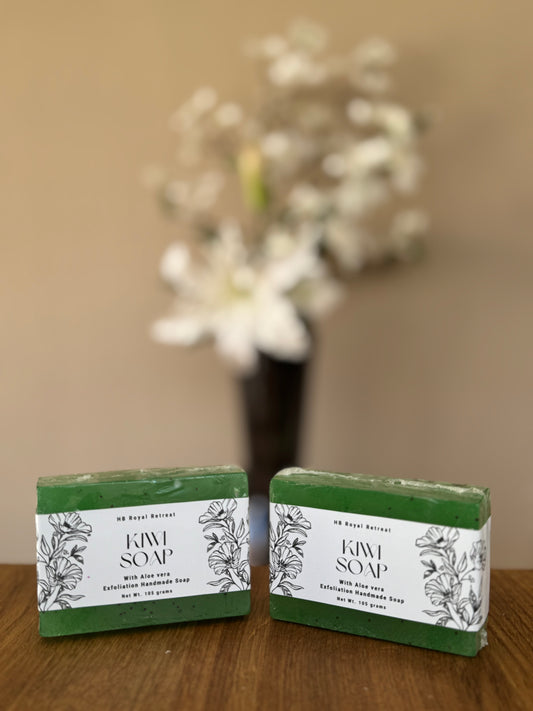 Kiwi-Peeling-Seife – Handgemachte vegane Glycerinseife