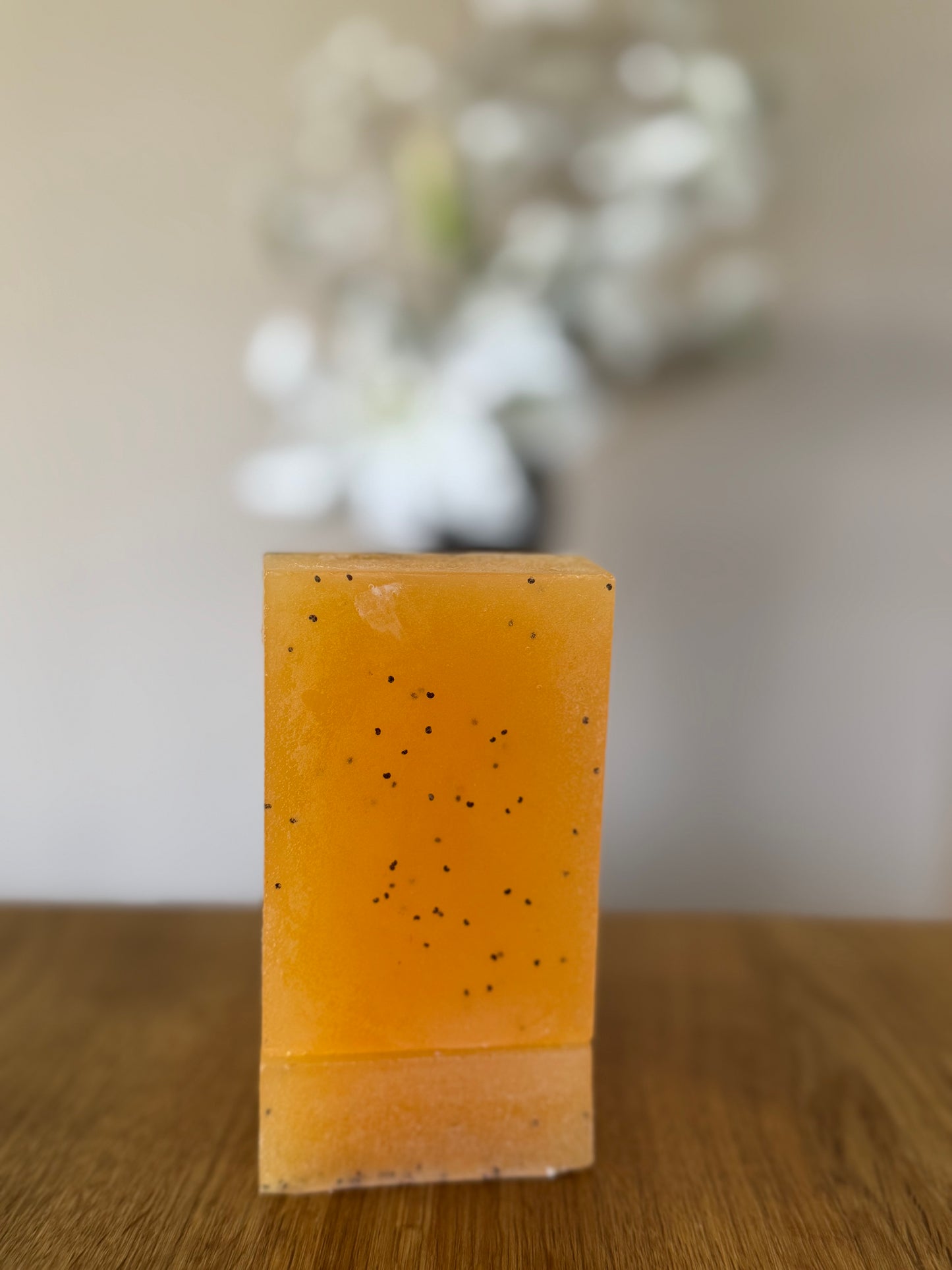 Clementinen-Peeling-Seife – Handgemachte vegane Glycerinseife