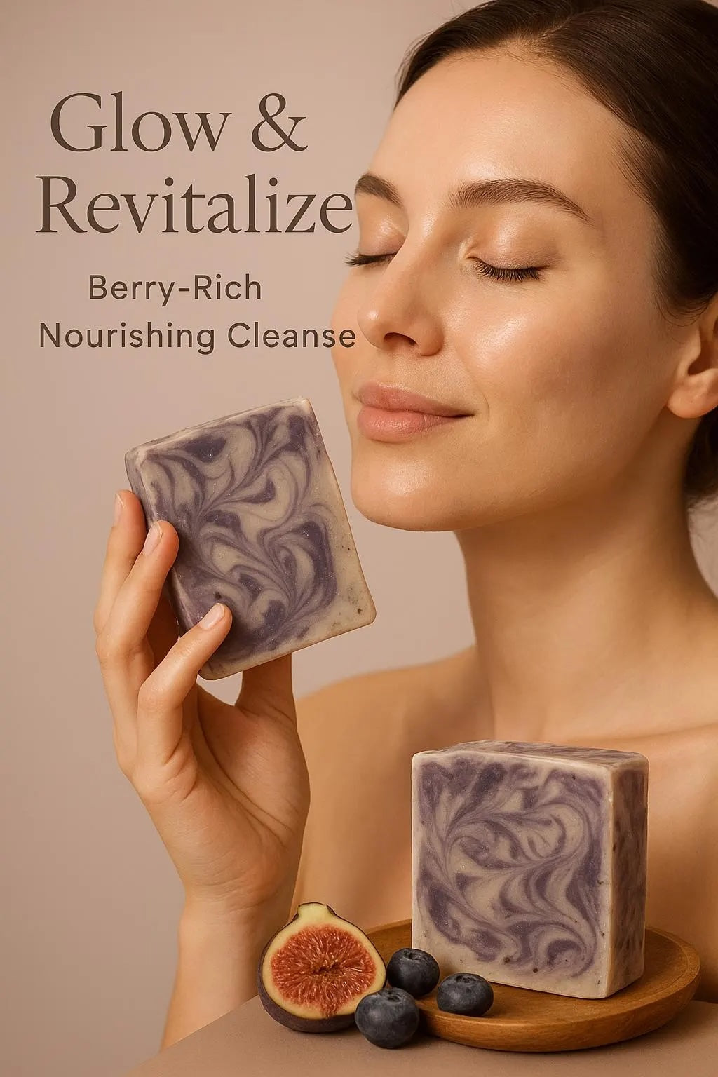 Blueberry Fig Soap Bar – Glow & Revitalize