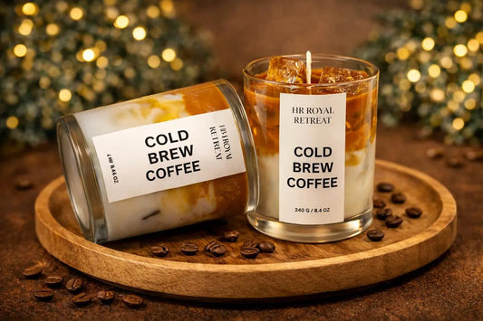 Cold Brew Coffee Iced Candle von HB Royal Retreat