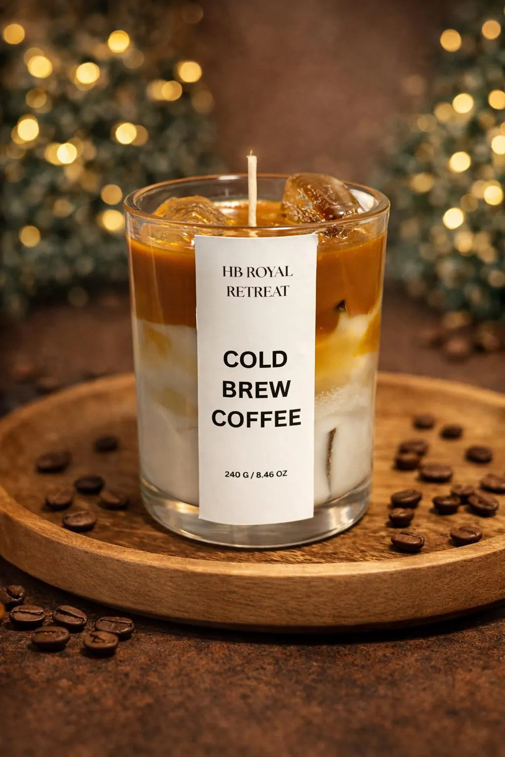 Cold Brew Coffee Iced Candle – zwei Größen