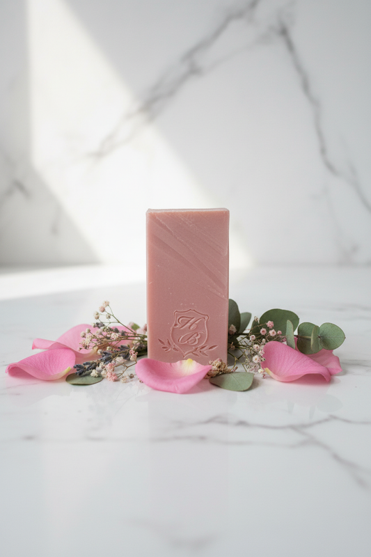 Love Spell Seife rosa auf Marmor - HB Royal Retreat