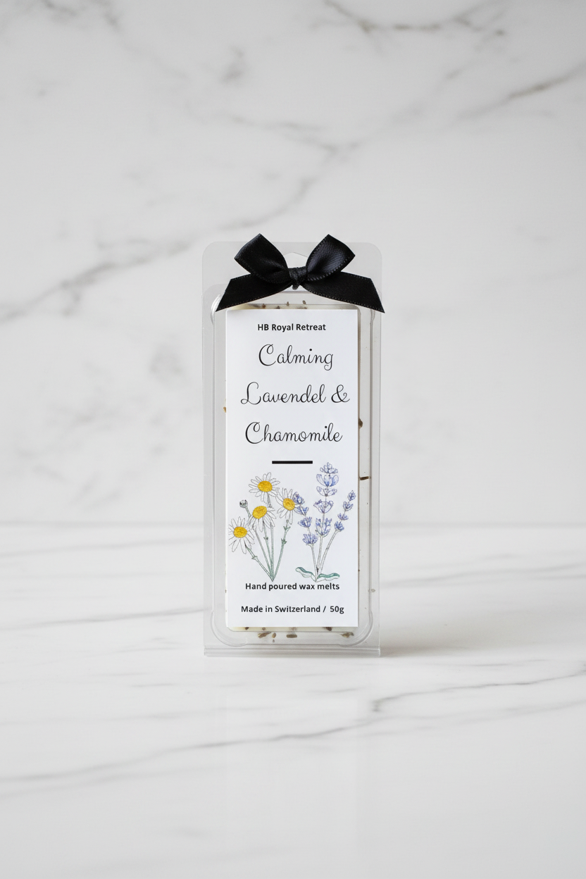 Calming Lavender & Chamomile Wax Melts - HB Royal Retreat