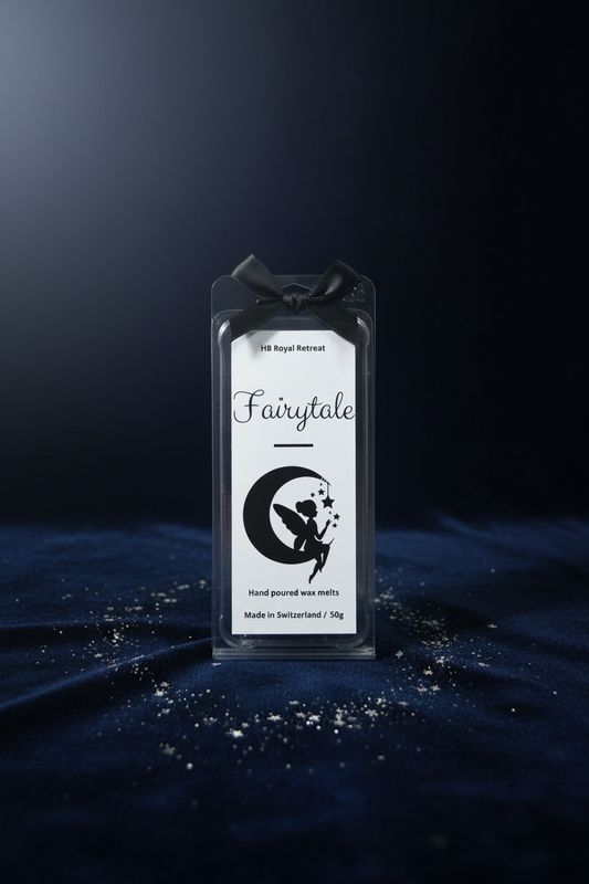 Fairytale Wax Melts label - HB Royal Retreat