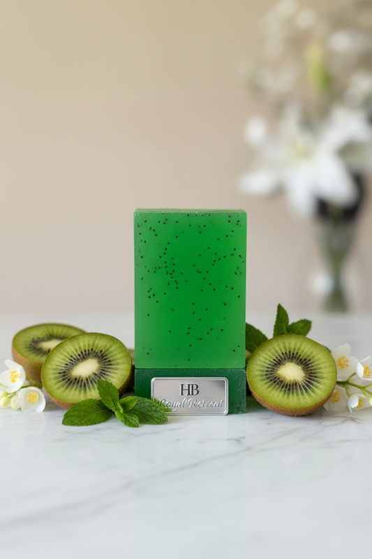 Kiwi-Seife - Texture